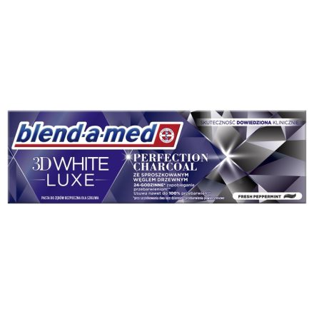 Blend-a-med 3D White Luxe Charcoal fogkrém 75ml