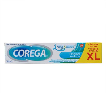 Corega Original - Mentolos műfogsorrögzítő krém 70g XL