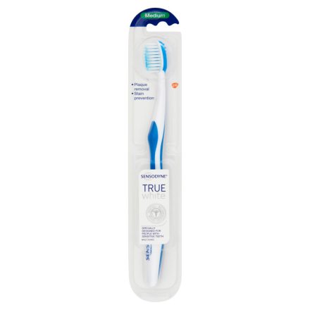 Sensodyne True White medium fogkefe