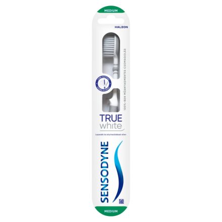Sensodyne True White medium fogkefe