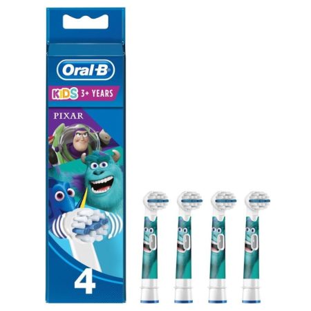 Oral-B EB10-4 Stages Power gyermek fogkefe pótfej Pixar 4db