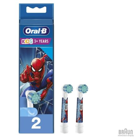 Oral-B-EB10S-2-Kids-gyermek-fogkefe-potfej-Spiderman-2db