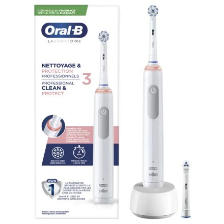 Oral-B PRO 3 Professional White elektromos fogkefe - utazótokkal