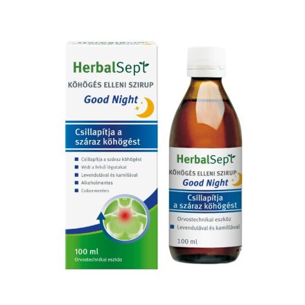 HerbalSept Köhögés elleni szirup Good Night 100 ml