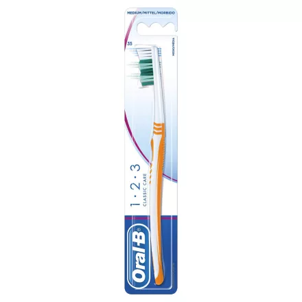 Oral-B 1-2-3 Classic Care fogkefe - medium