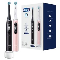   Oral-B iO Series 6 Black&Pink Duopack elektromos fogkefe csomag