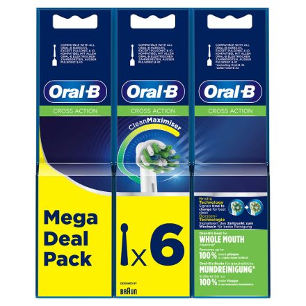 Oral-B EB50-6 CrossAction pótfej 6db