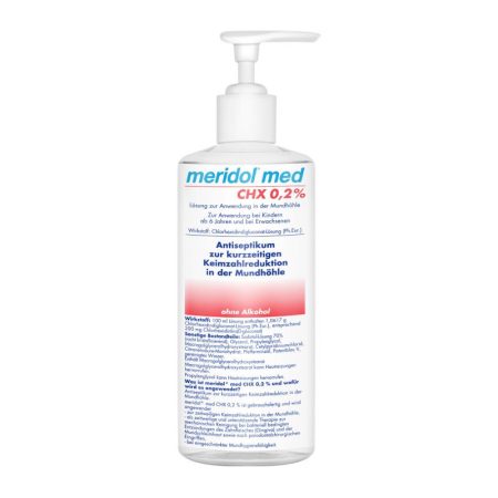 Meridol szájvíz 0,2% klórhexidin tartalommal 1000ml - adagoló pumpával