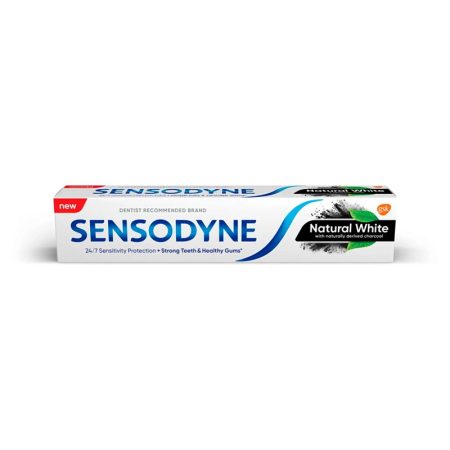 Sensodyne Natural White Charcoal fogkrém 75ml