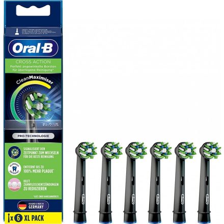 Oral-B EB50BK-6 CrossAction fekete pótfej 6db