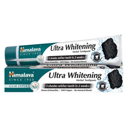 Himalaya Herbals Ultra Whitening faszenes gyógynövényes fogfehérítő fogkrém 75ml