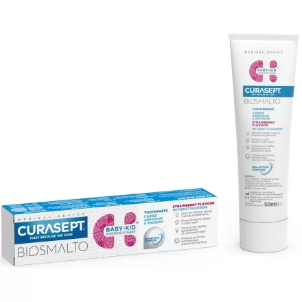Curasept-Biosmalto-Baby-Kid-fogkrem-50ml-eper-iz