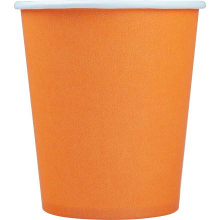 Papírpohár 50db - narancs - 180ml