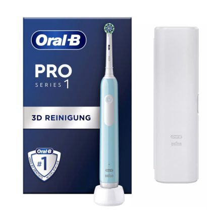 Oral-B PRO Series 1 Blue Cross Action elektromos fogkefe + utazótok