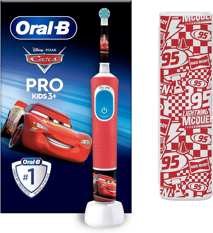 Oral-B PRO Kids 3+ Verdák elektromos fogkefe + utazótok - Sz