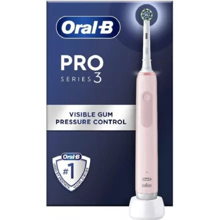 Oral-B PRO Series 3 X-Clean Pink Cross Action elektromos fogkefe