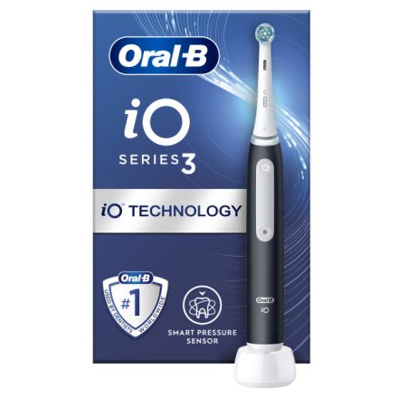 Oral-B iO Series 3 Matt Black elektromos fogkefe