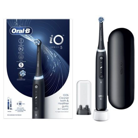 Oral-B iO Series 5 Matt Black elektromos fogkefe
