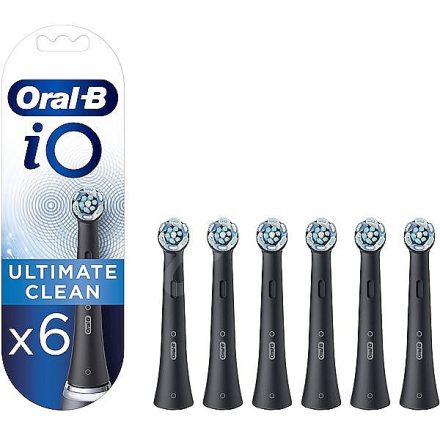 Oral-B iO Ultimate Clean Black pótfej 6db