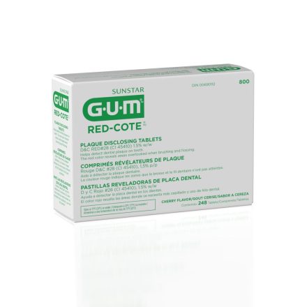 GUM Red-Cote plakkfestő tabletta 248db