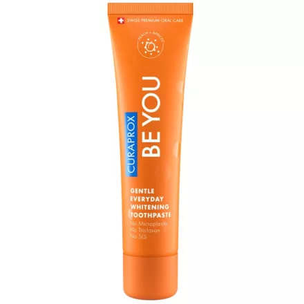 Curaprox BE YOU Pure Happiness fogkrém 10ml - őszibarack + sárgabarack (narancssárga)