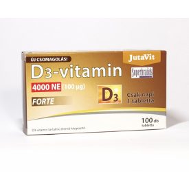 JutaVit D3-vitamin 4000NE (100µg) tabletta - 100 db