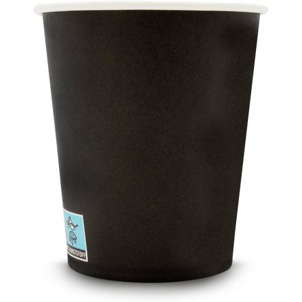 Papírpohár 50db - fekete - 180ml