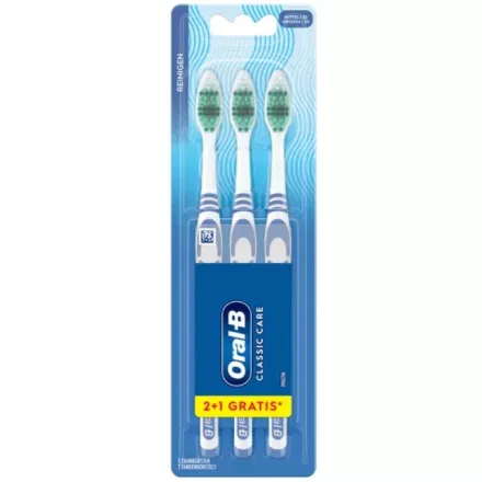 Oral-B 1-2-3 Classic Care fogkefe - medium - 3db