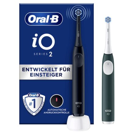 Oral-B iO Series 2 Black&Green Duopack elektromos fogkefe csomag
