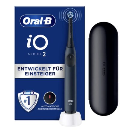Oral-B iO Series 2 Dark Blue elektromos fogkefe - utazótokkal