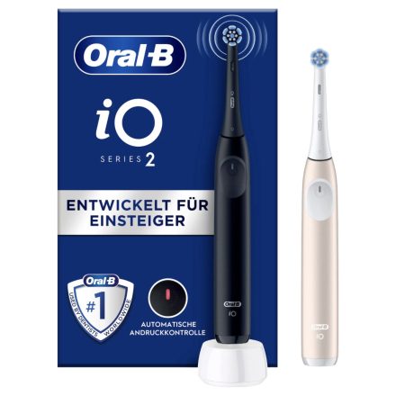 Oral-B iO Series 2 Black&Pink Duopack elektromos fogkefe csomag