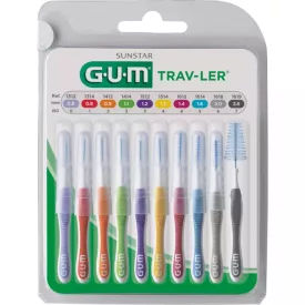   GUM Trav-ler fogköztisztító kefe - vegyes, kezdő készlet - 10db