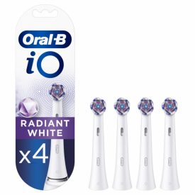 Oral-B iO Radiant White pótfej fehér 4db - polírozó 