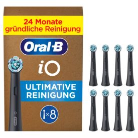 Oral-B iO Ultimate Clean Black pótfej 8db