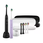 TrueLife SonicBrush Compact Duo Elektromos fogkefe csomag 2db - Fekete/Lila