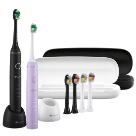   TrueLife SonicBrush Compact Duo Elektromos fogkefe csomag 2db - Fekete/Lila