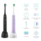 TrueLife SonicBrush Compact Duo Elektromos fogkefe csomag 2db - Fekete/Lila
