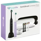 TrueLife SonicBrush Compact Duo Elektromos fogkefe csomag 2db - Fekete/Lila