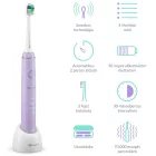 TrueLife SonicBrush Compact Lavender Elektromos fogkefe - Lila