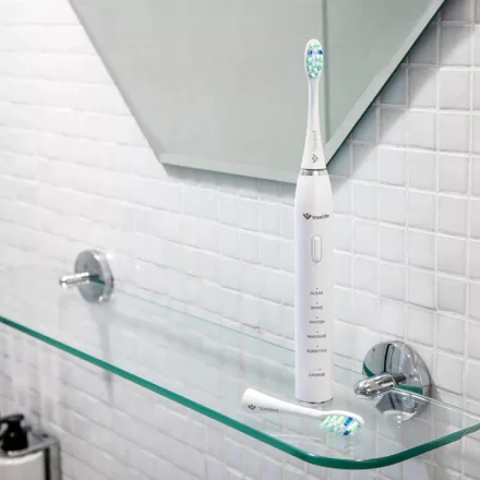 TrueLife SonicBrush Clean30 Elektromos fogkefe - fehér (1+1 AKCIÓ csak nálunk!)