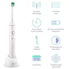 TrueLife SonicBrush Compact Elektromos szónikus fogkefe - fehér