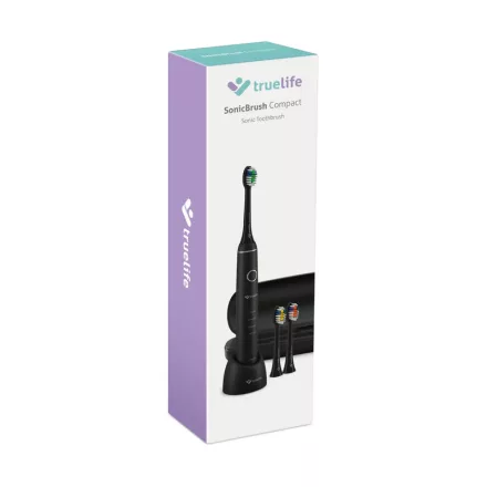 TrueLife SonicBrush Compact Black Elektromos fogkefe - fekete