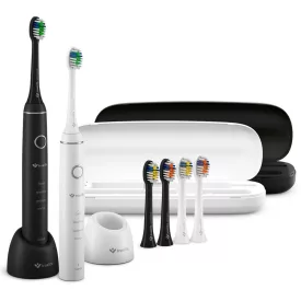   TrueLife SonicBrush Compact Duo Elektromos fogkefe csomag 2db - Fekete/fehér