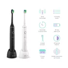 TrueLife SonicBrush Compact Duo Elektromos fogkefe csomag 2db - Fekete/fehér
