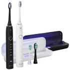TrueLife SonicBrush Clean70 UV Duo elektromos fogkefe csomag - fekete/fehér