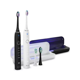   TrueLife SonicBrush Clean70 UV Duo elektromos fogkefe csomag - fekete/fehér