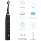 TrueLife SonicBrush Clean70 UV Duo elektromos fogkefe csomag - fekete/fehér
