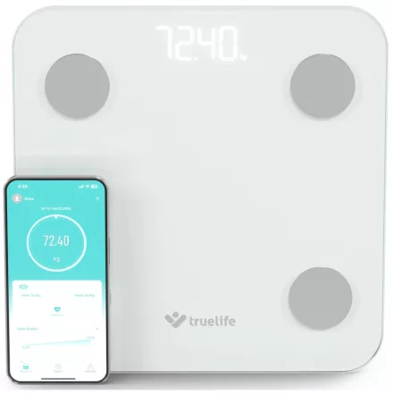 TrueLife FitScale W1 BT White Okosmérleg - Fehér