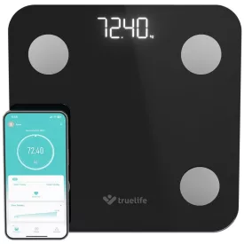 TrueLife FitScale W1 BT Black Okosmérleg - Fekete