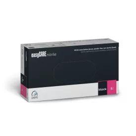 easyCARE Fekete nitril kesztyű púdermentes 100 db - XL